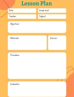 orange lesson plan.
